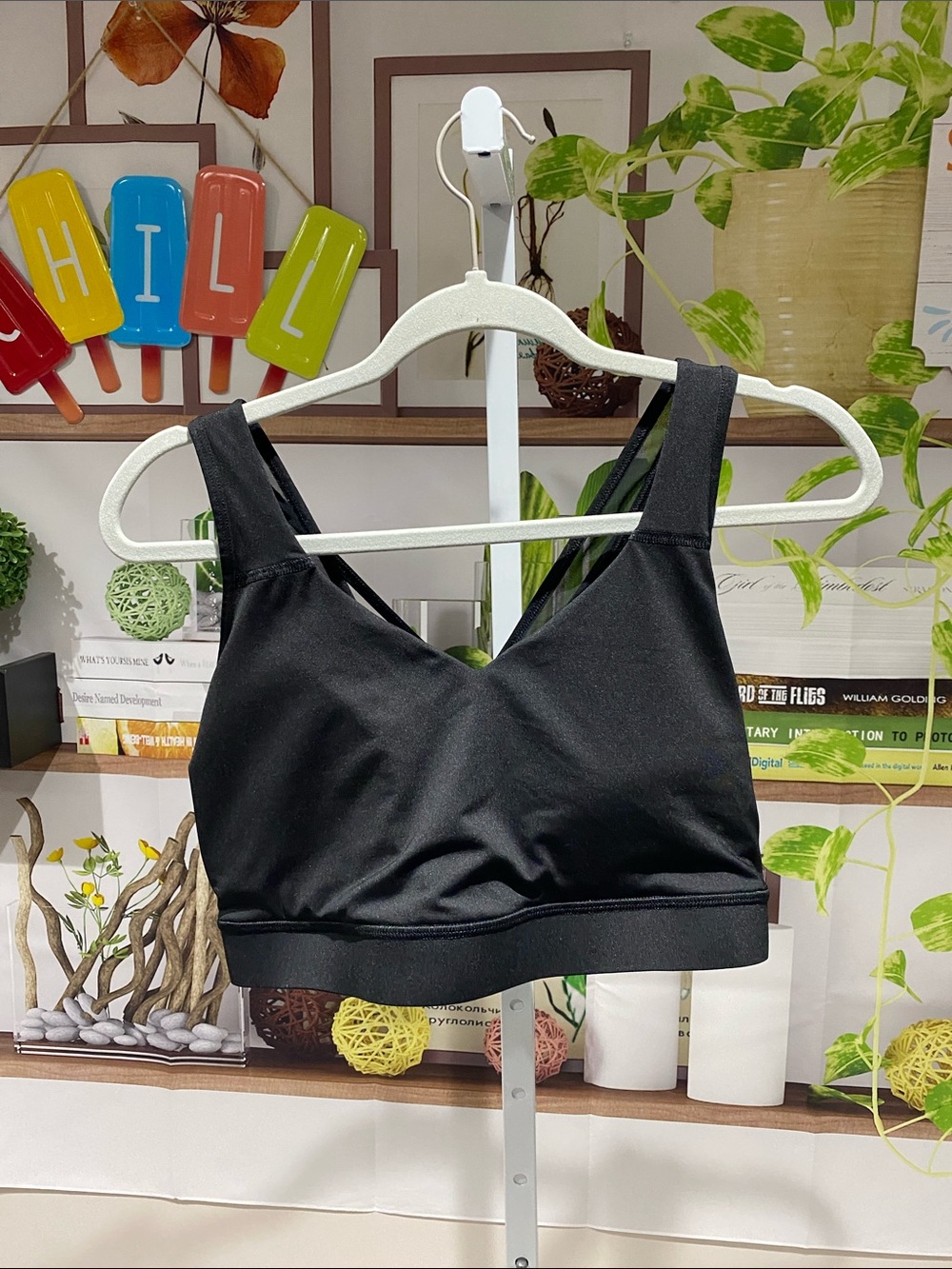 Avia Black Wireless Comfort Sports Bra